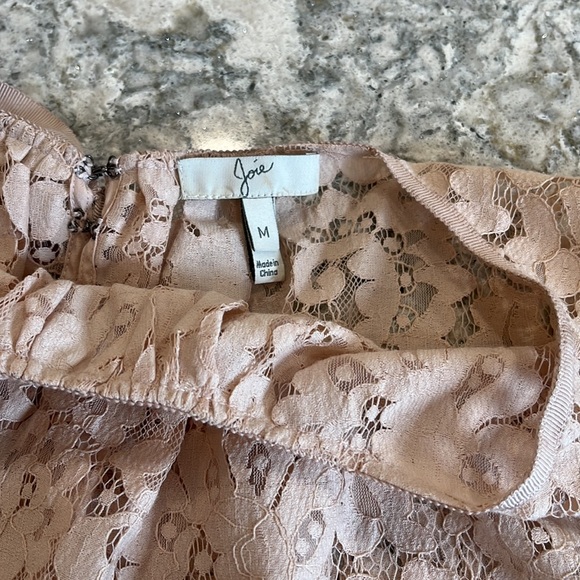 Joie lace top beige creme with bow size M gorgeous! - Picture 9 of 10